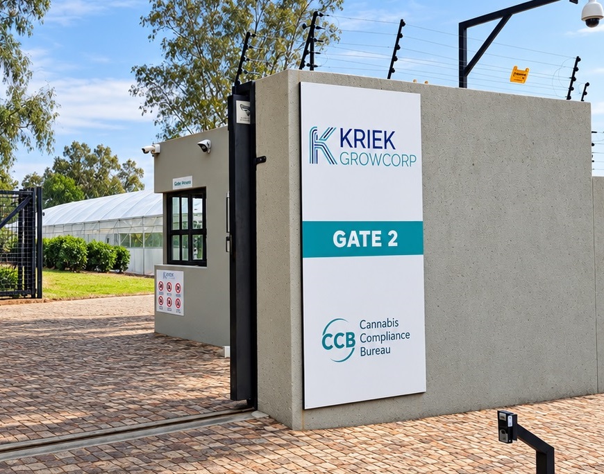 Kriek Grow Corp facility entrance